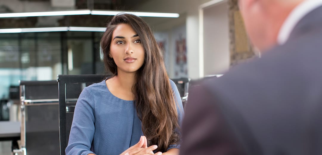 Recruiter in an Office